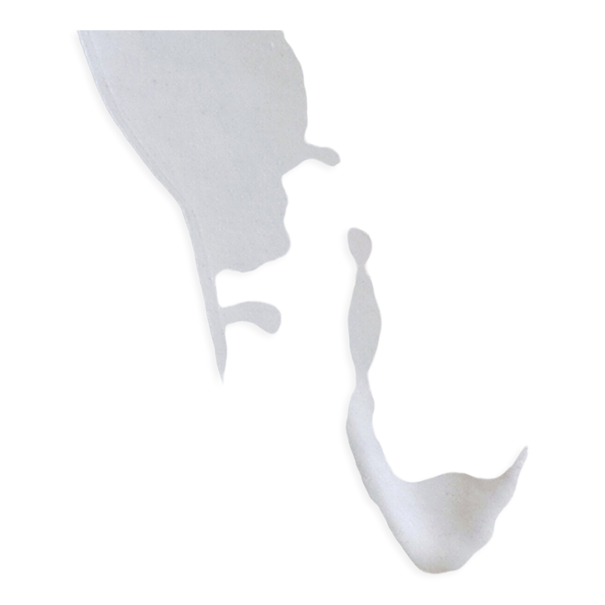 Red and white ceramic vase with vintage embossed mark