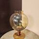 Balloon vase Empolie in blown amber glass Italy 1970