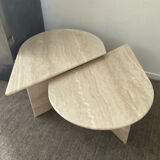 Travertine coffee table from the 70s-80s
