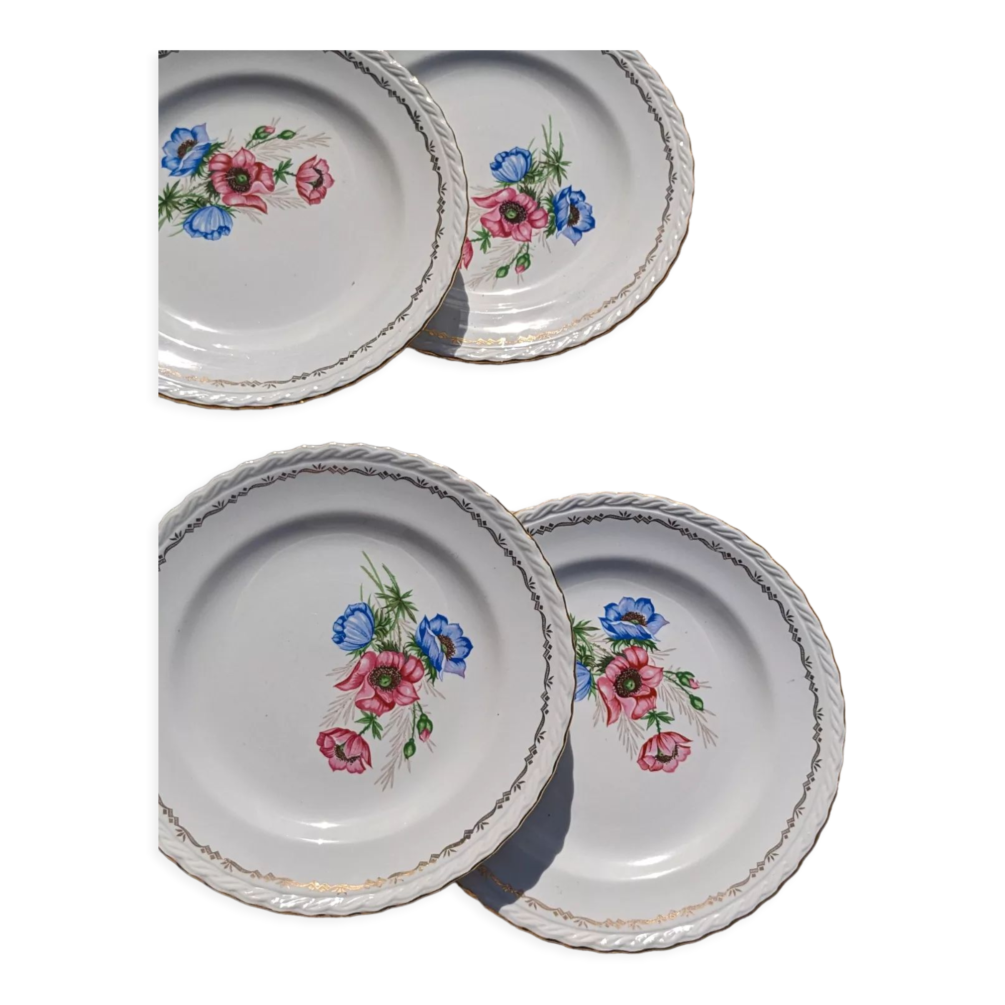 Vintage plates l'Amandinoise