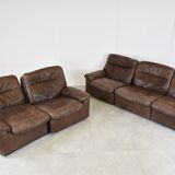 Vintage modular sofa set by De Sede, 1970s