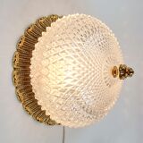 Plafonnier en verre Limbourg, Allemagne, années 1960