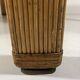 Vivai del Sud rattan & travertine dining table Italy 1960’s