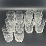 Service à boissons non alcoolisées en verre ciselé – 1224d9