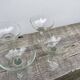 6 verres soufflés / coupes anciennes