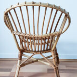 Basket child rattan armchair