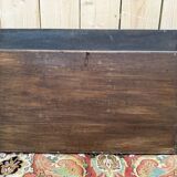 Louis XVI style mirror in mahogany and gold.