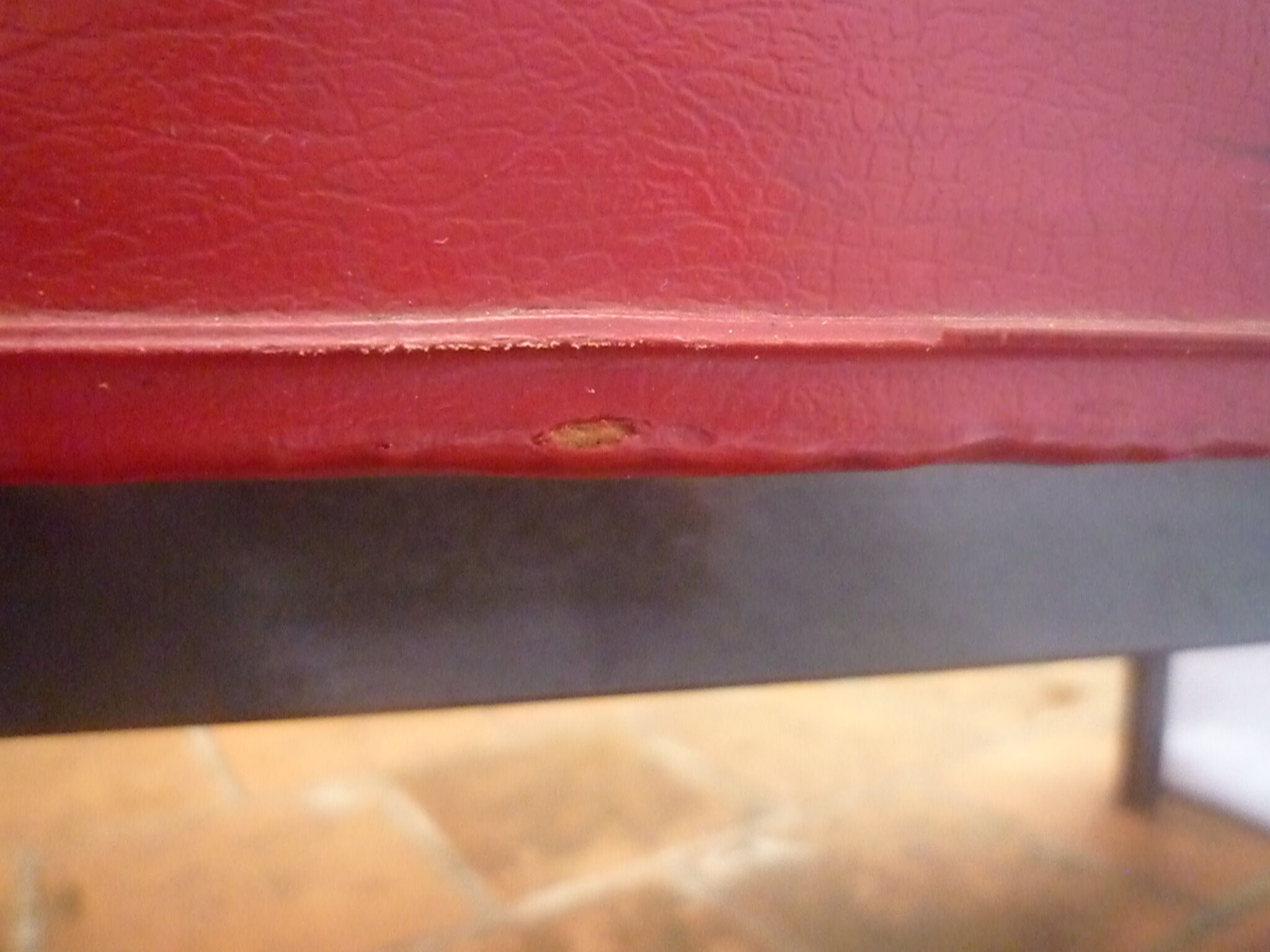 Banquette vintage vinyl années 1960