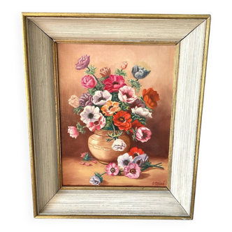 Oil on canvas, framed