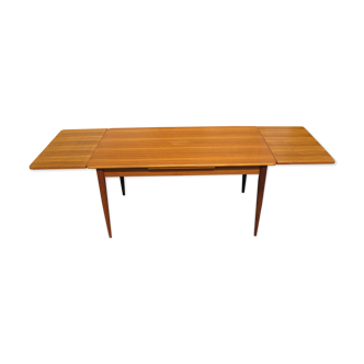 Table scantinave à rallonges 1960