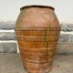 Large green glazed terracotta jar, Spain, 19th century.