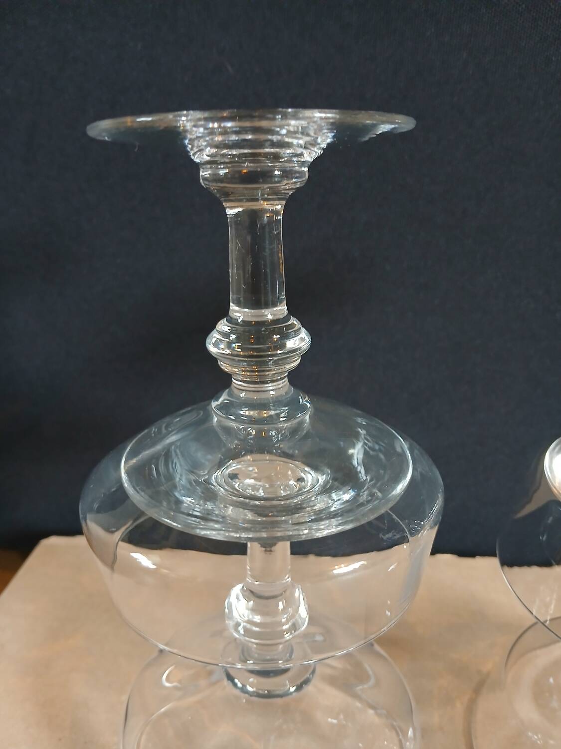 4 coupes à champagne vintages
