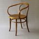 Armchair Le Corbusier by Fischel 1915 seat wood Etoile