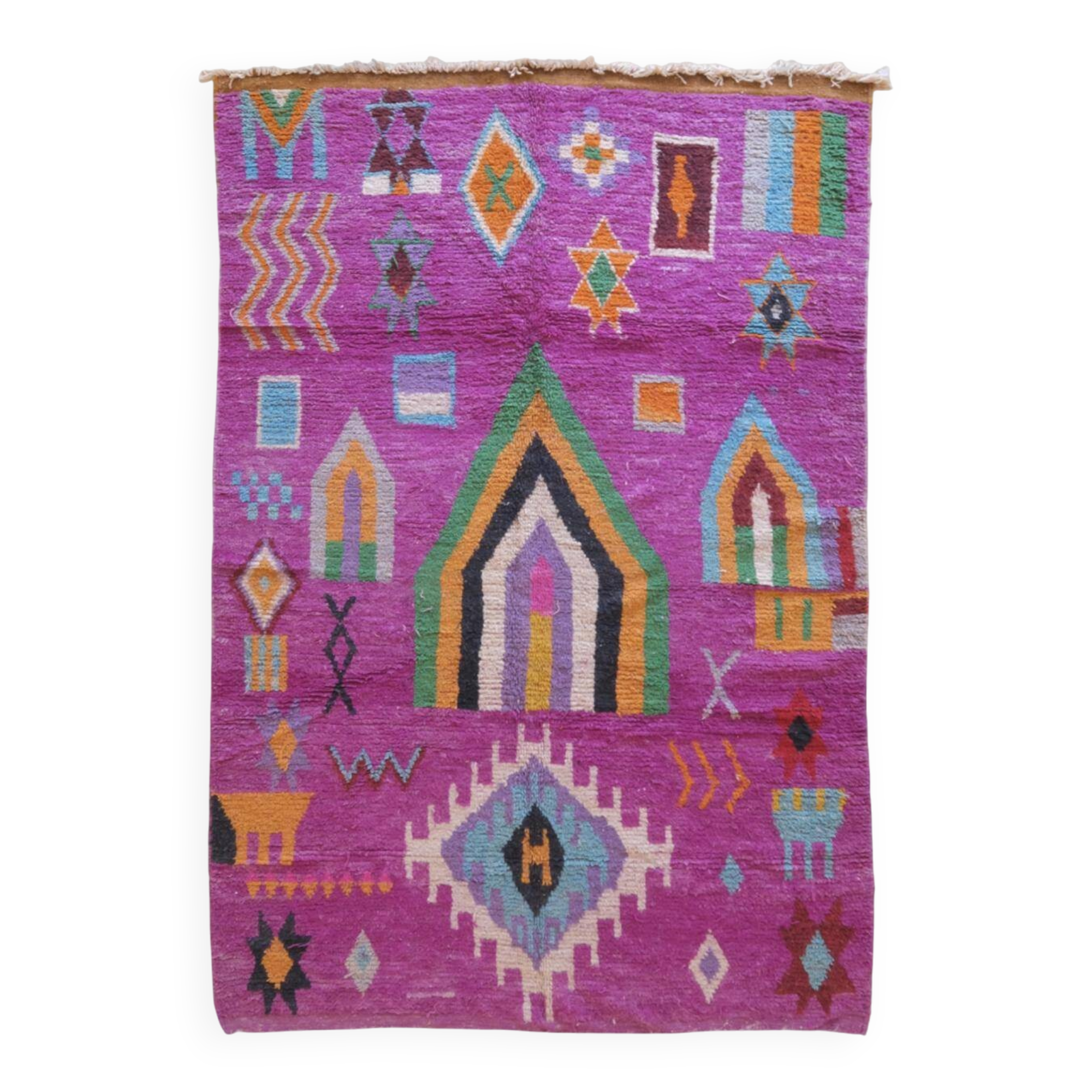 Colorful Berber Rug - 319 x 203 cm