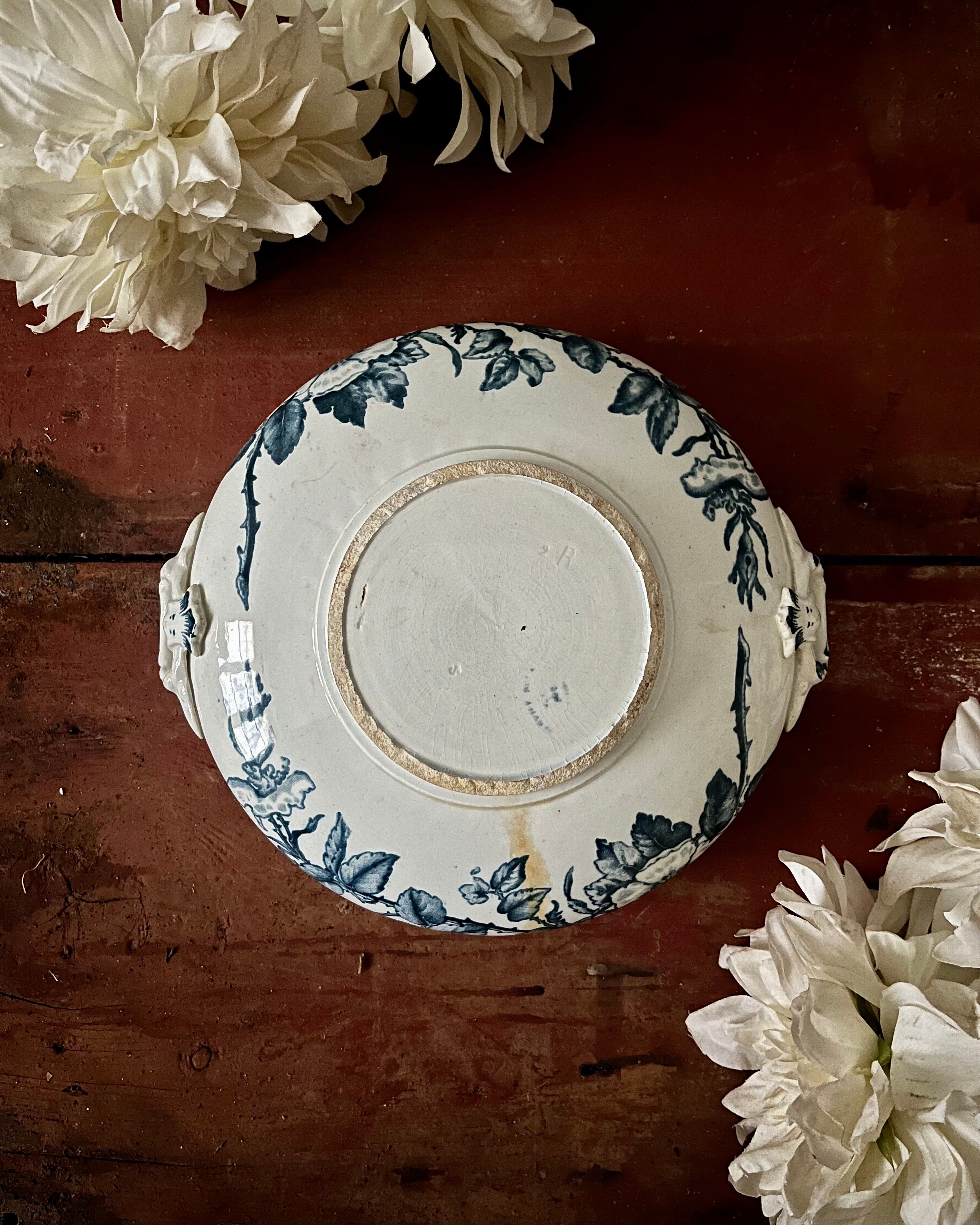 Antique ironstone soup tureen