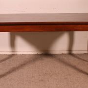 Louis XV table in oak, late 18th century.