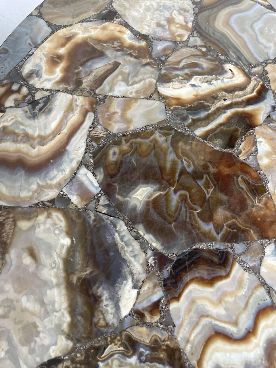 1950s Madagascar aragonite coffee table