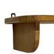 Vintage wooden wall shelve rack bookshelf in wood minimalist