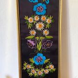 Framed vintage embroidery