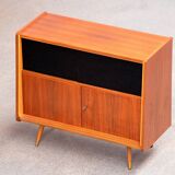 Vintage scandinavian buffet 1960 teak & glass