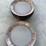 5 dessert plates Niderviller mahia model