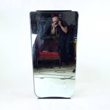 Miroir mural asymétrique vintage, Tchécoslovaquie, années 1950