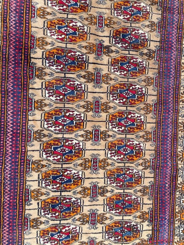 Tapis vintage Turkmen boukhara 98x162 cm