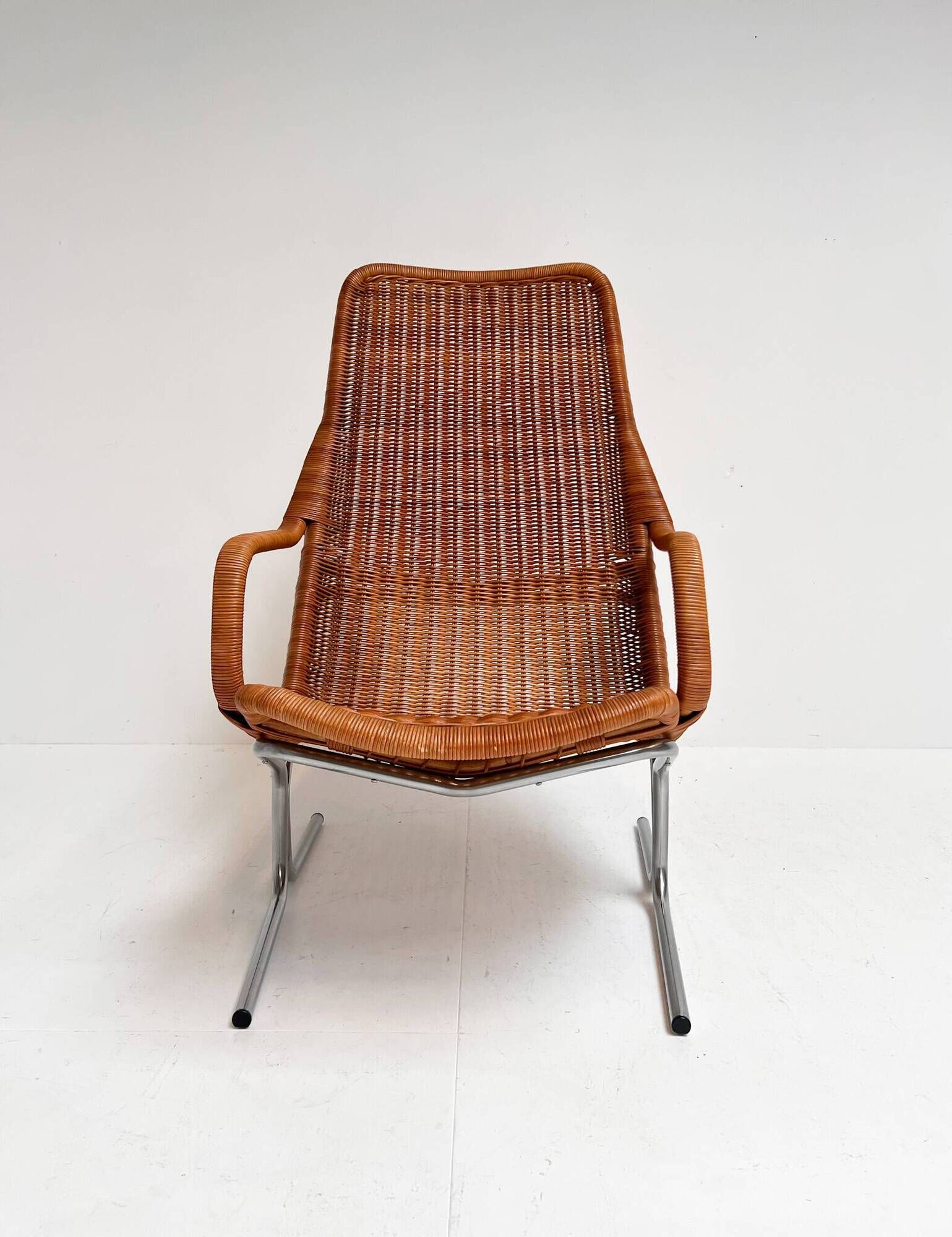 Model 514 rattan armchair by Dirk van Sliedregt, 1970’s