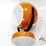 Eyeball spage age table lamp 1970's orange