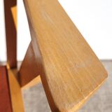 Chair bridge compass vintage 1960 red