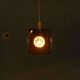 Vintage Danish Design Vitrika Suspension, brass & glass