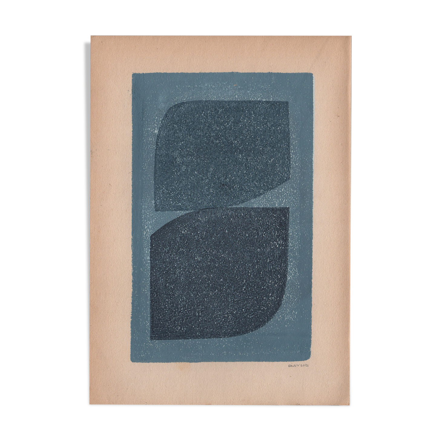 Painting on paper Illustration M 359 by Eawy