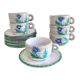 Ceramic mugs 70 hand-painted thistles