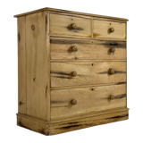 English chest of drawers pine wood