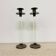 Set of 2 Caravell lucite candle sticks, 1970’s
