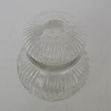 Mid-century Crystal Glass Can,1950's.