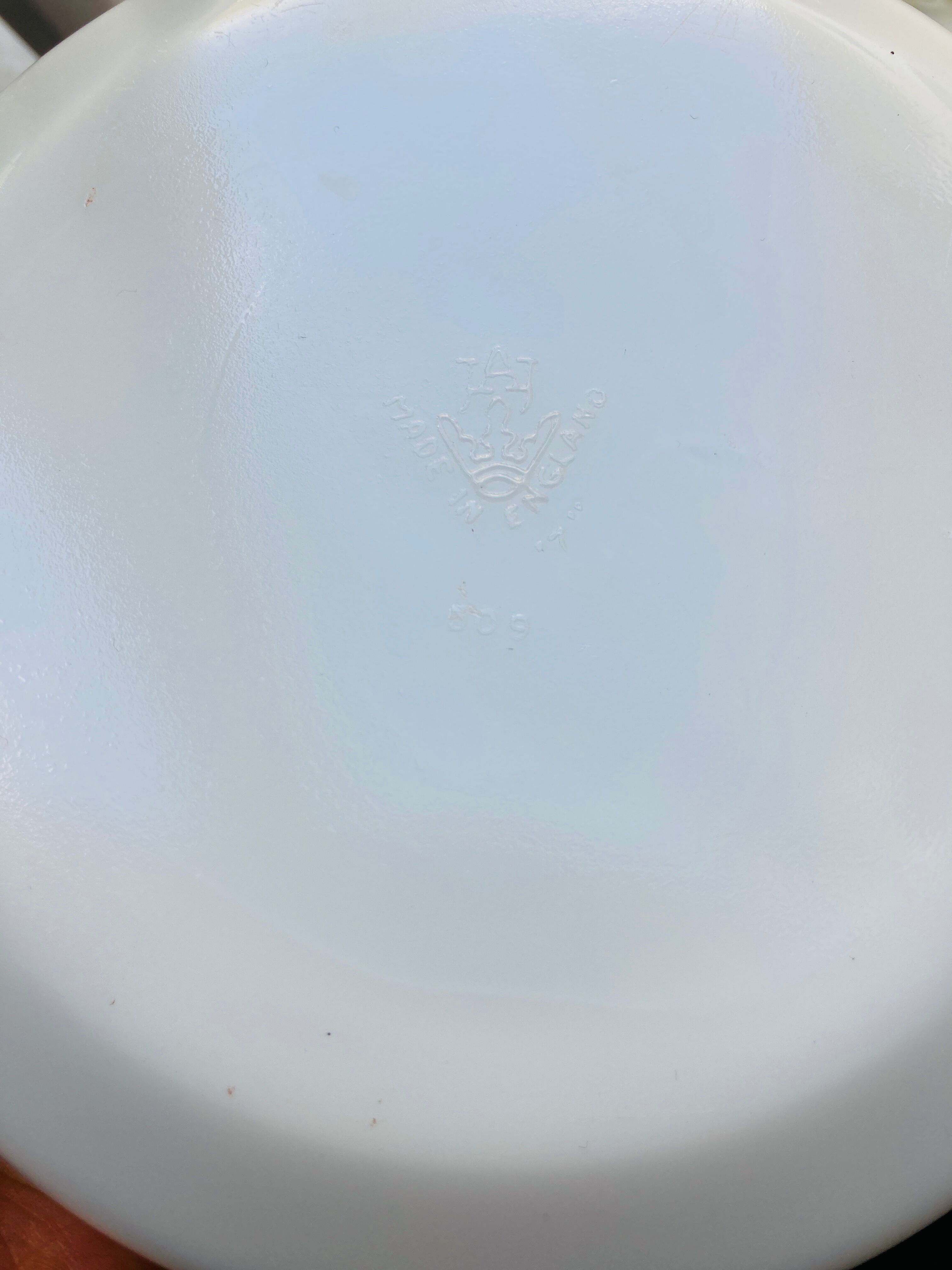 JAJ dish made in england - 70s Multico floral pattern