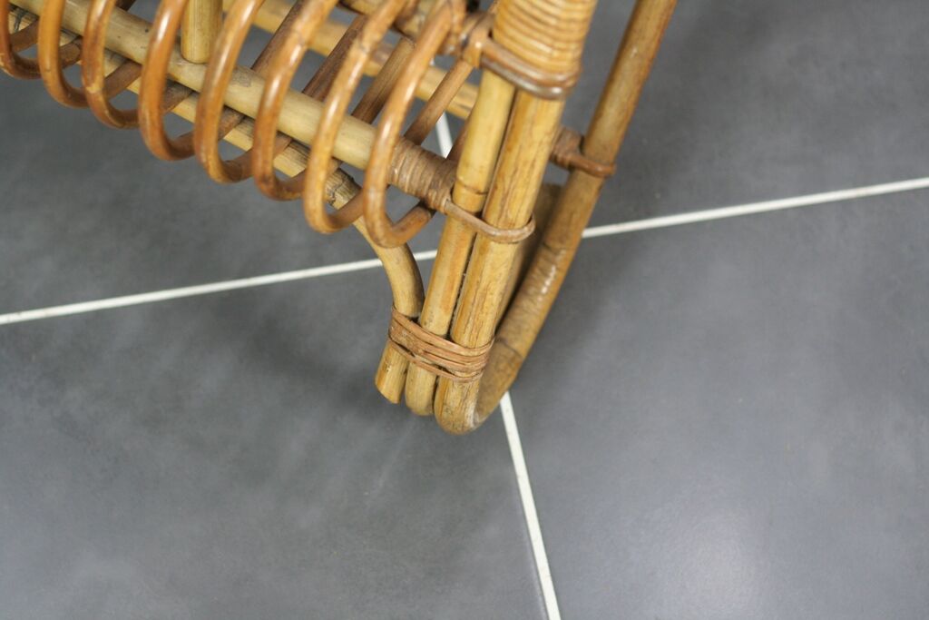 Vintage chair in rattan
