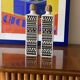 Mid-century set of 2 ceramic bottles, Staffel Limburg Germany, 1960s