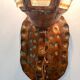 Pair of Copper and Murano Glass Appliques / Wall Lights, Italy