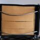 Fauteuil vintage en chrome et simili cuir noir