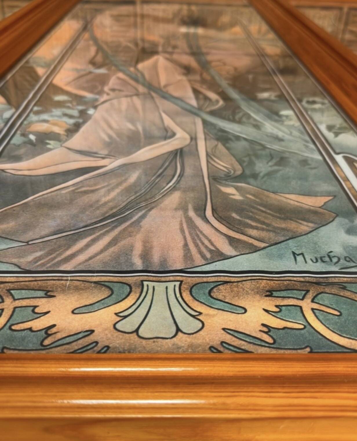 Alphonse Mucha "Les heures du jour" 1. Édition, impression pigmentaire d'archive