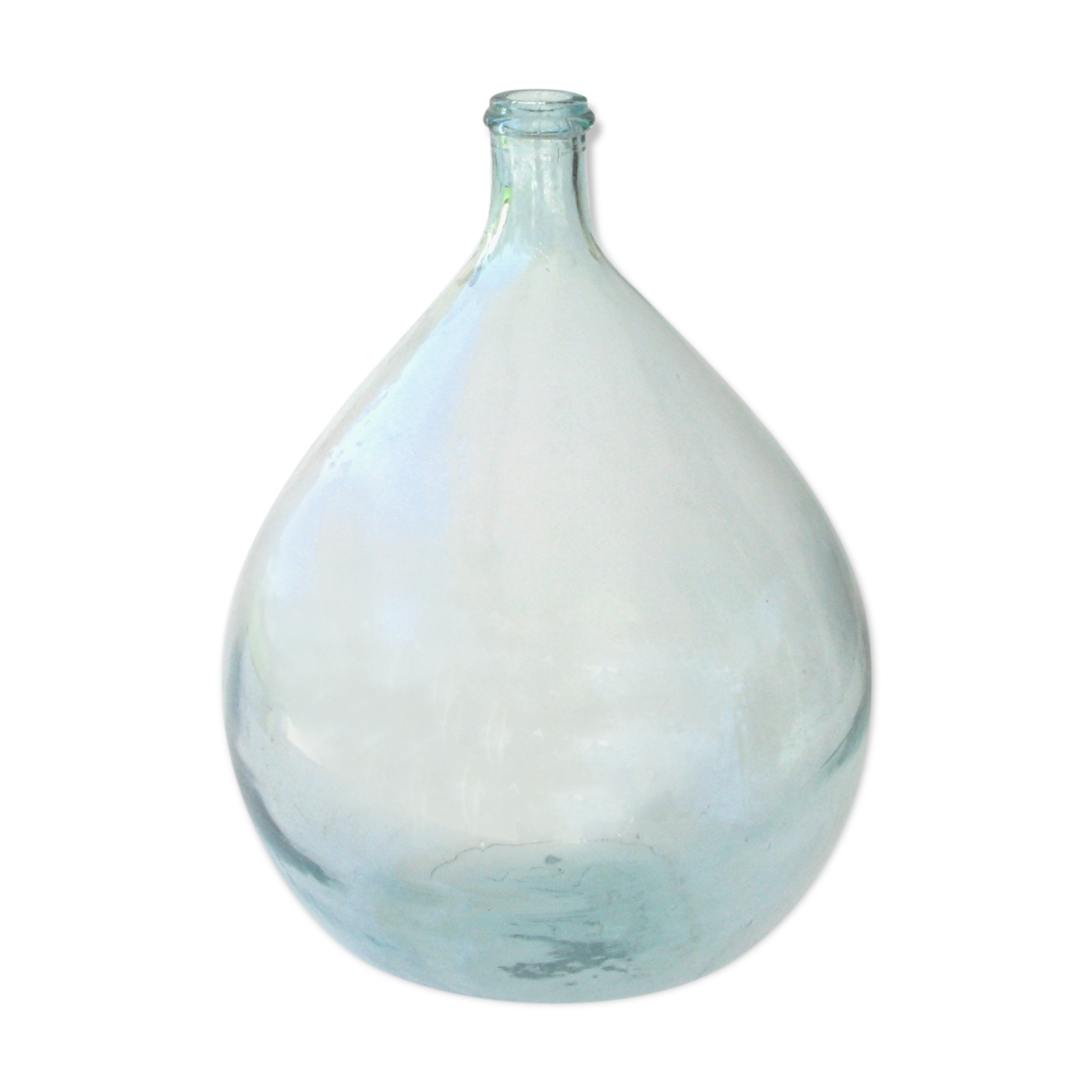Dame Jeanne 15L pale green - Old Bottle very clean glass