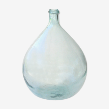 Dame Jeanne 15L pale green - Old Bottle very clean glass