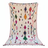 Colourful Moroccan rug in Azilal style