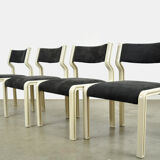 Set of 4 experimental dining chairs by Pierre Mennen for Pastoe, 1972 Netherlands