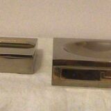 Vintage Lancel ashtray and cigarette box