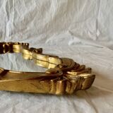 Golden shell mirror - baroque style