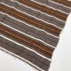 L Handmade Striped Vintage Boho North African Carpet (#2) - Area Rug 238x159