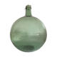 Demijohn old transparent green, estimated capacity around 12 to 15L